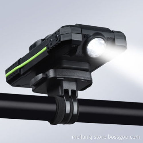 Smart phone charger, with mount, power supply for other devices, LED lighting, used for bicycle